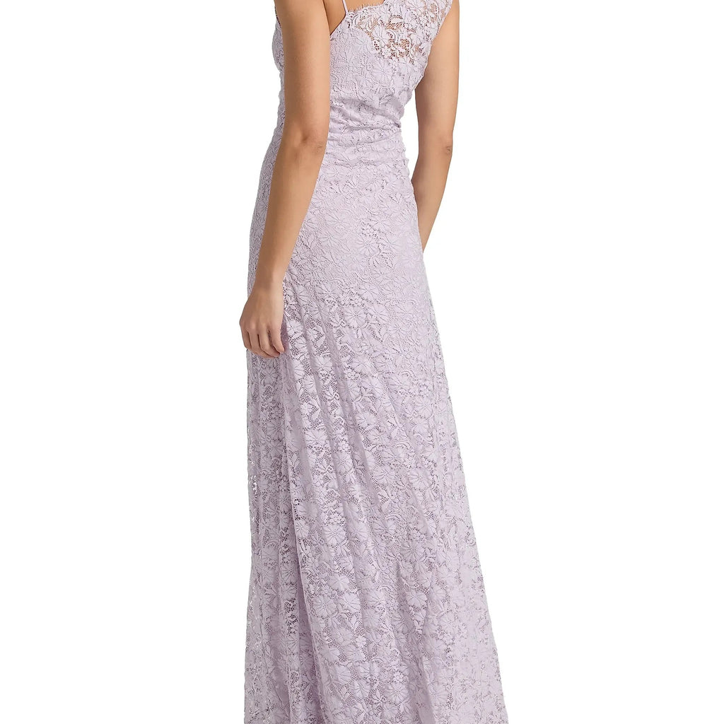 Cotton Blend Lace Maxi Skirt