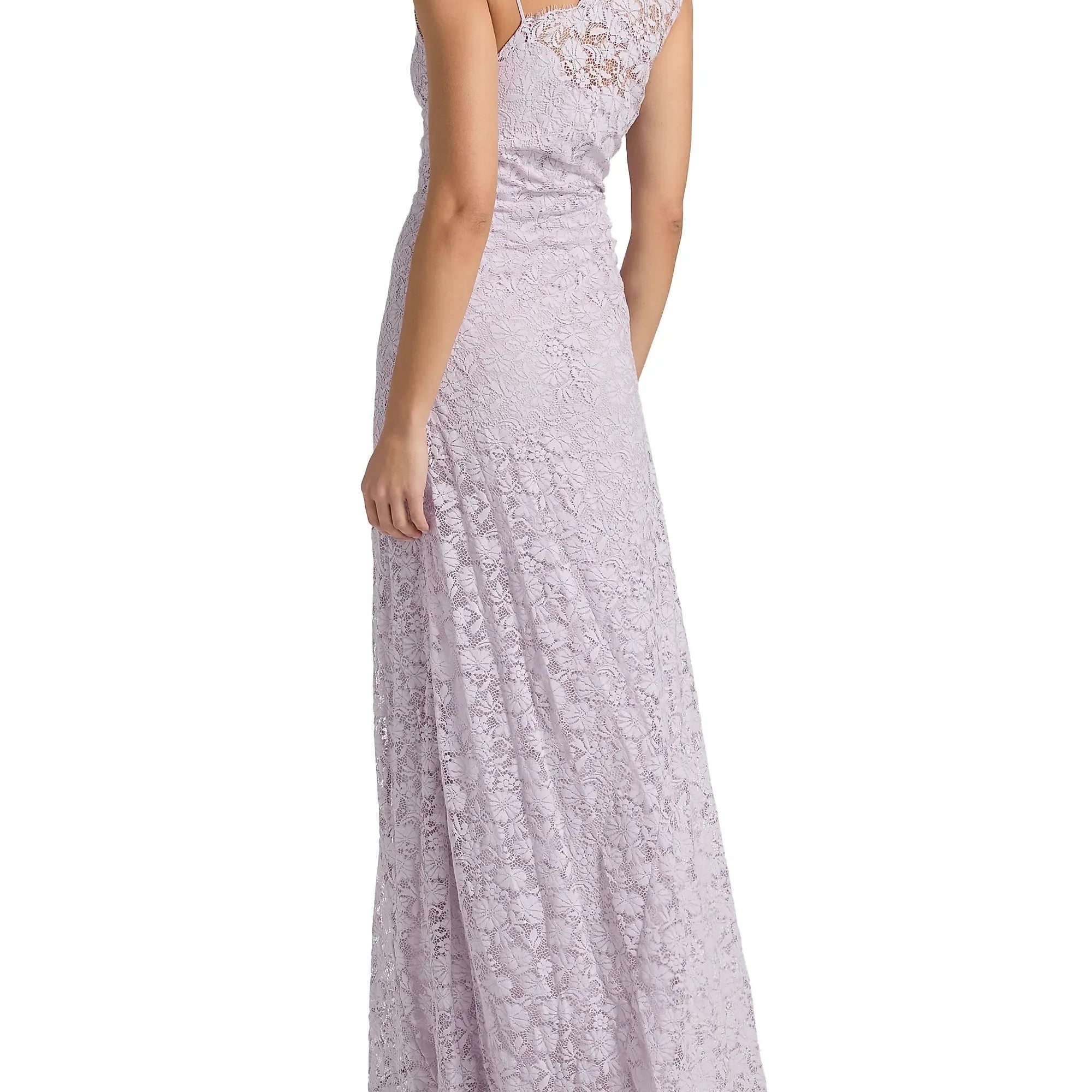 Cotton Blend Lace Maxi Skirt