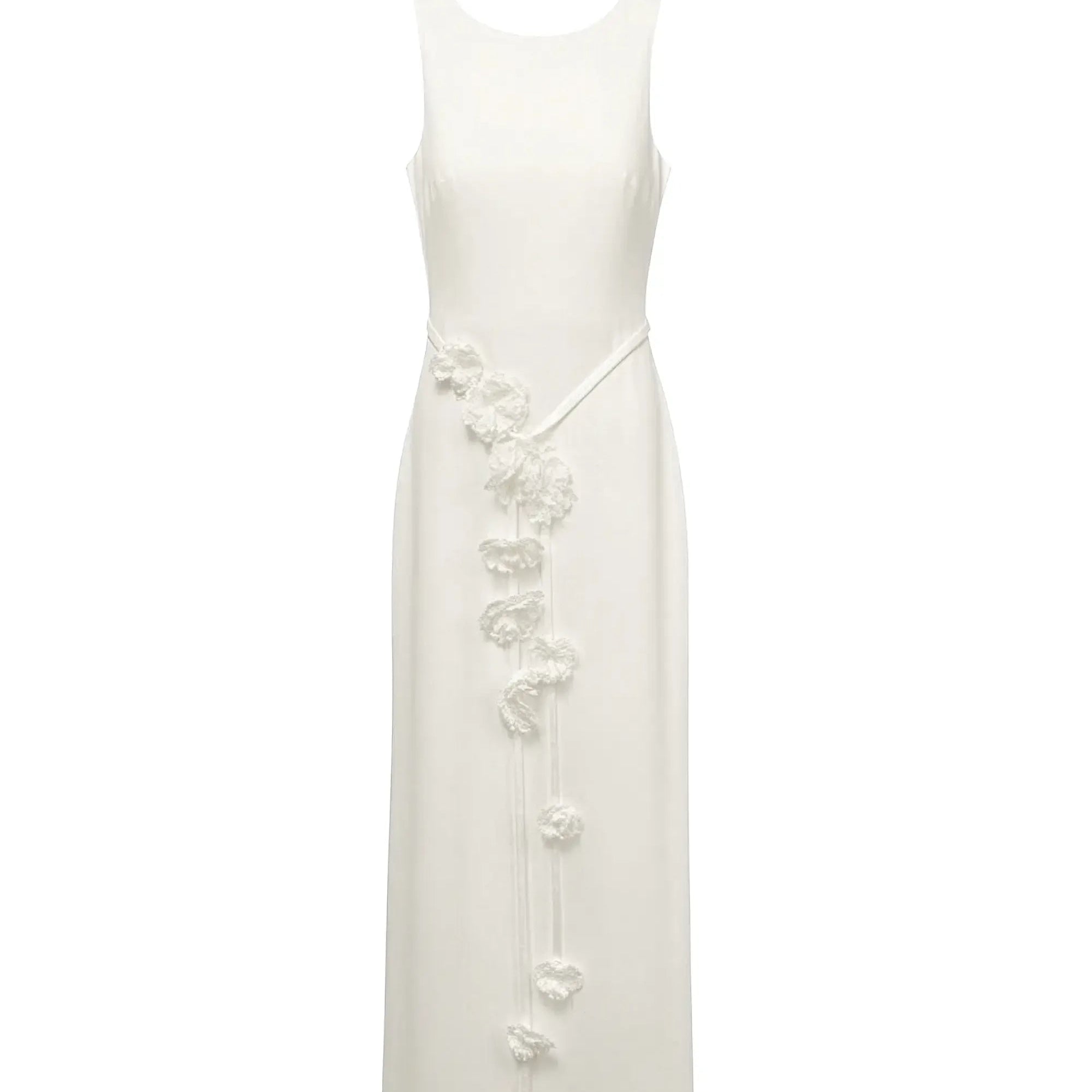 Floral Appliqué Gown