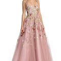 Floral Snow Cloud Ribbon Gown