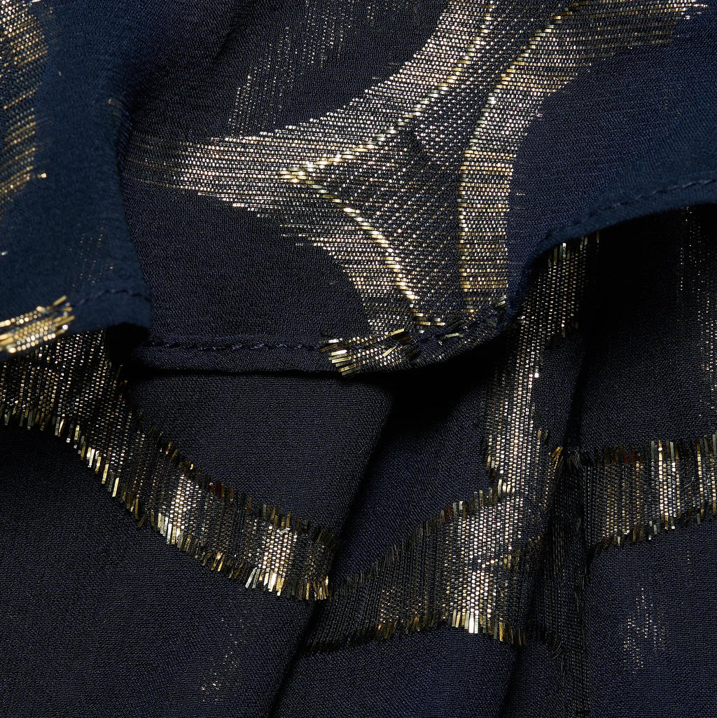 Metallic Jacquard Gown