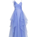 Strapless Tiered Gown
