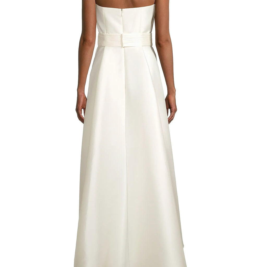 Tara Gathered High Low Gown